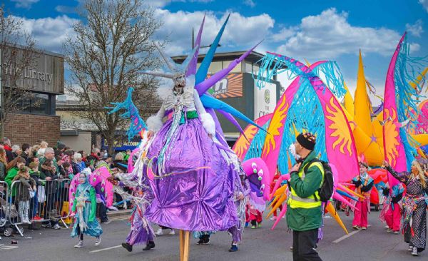 St Patrick's Day parade by John Hutton